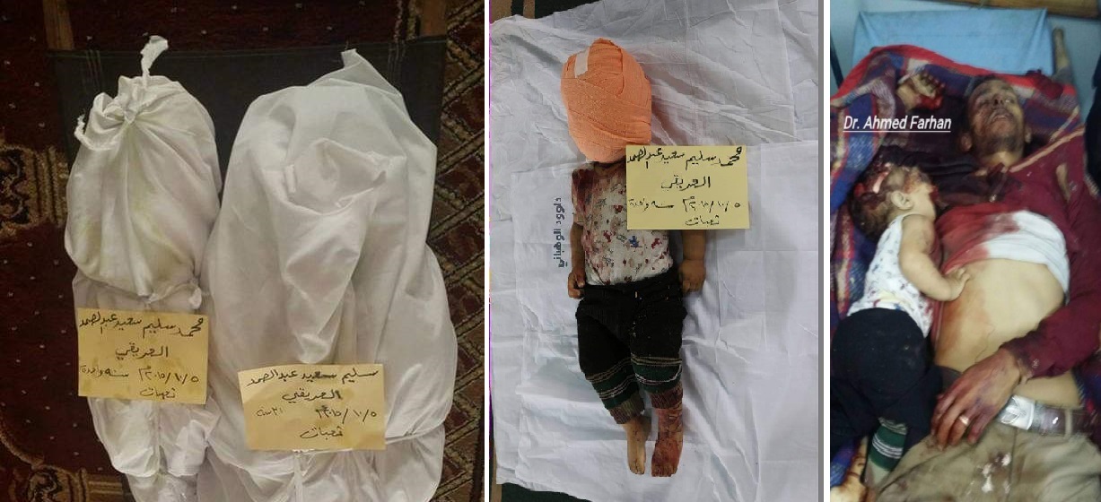 لم يكتف القناص بقتله بل صوّب طلقته بعناية لتُردي الطفل ووالده قتيلين